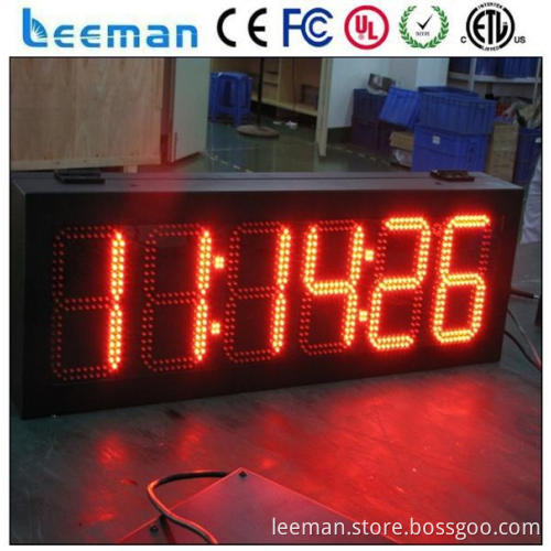 digital led time and temperature display 220v digital timer led clock display